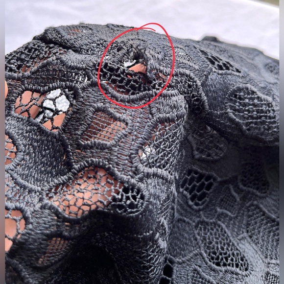 H&M | Dark Blue Lace Dress - Picture 15 of 16